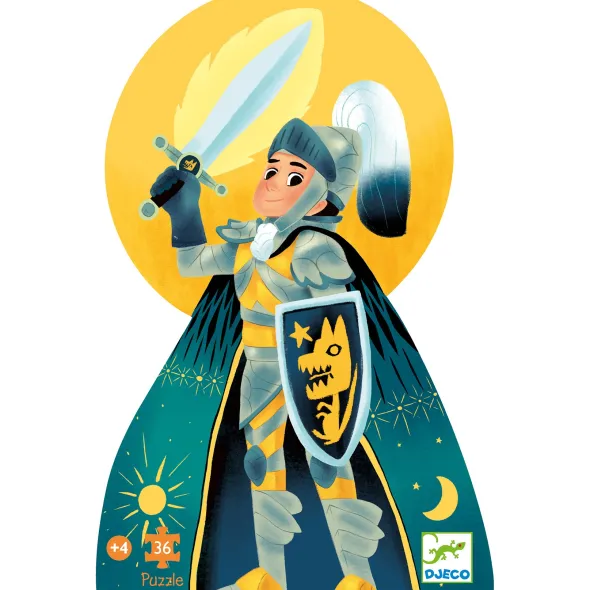 Puzzle Silhouette : Chevalier de la Pleine Lune – 36 Pièces