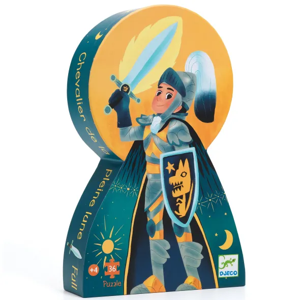 Puzzle Silhouette : Chevalier de la Pleine Lune – 36 Pièces