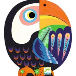 Puzzle Silhouette - Coco le Toucan - 24 Pièces
