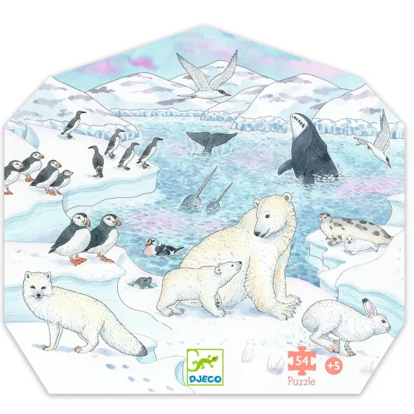 Puzzle Silhouette - Douceur polaire - 54 Pièces
