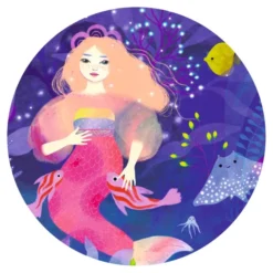 Puzzle Silhouette - Ella La Sirène - 36 Pièces