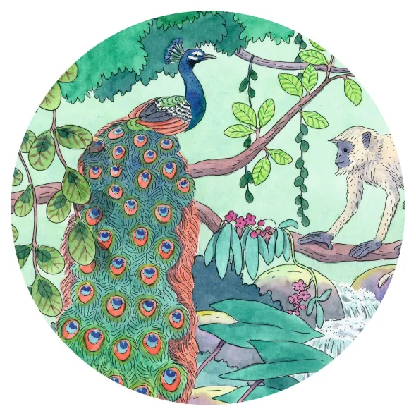 Puzzle Silhouette - Jungle Indienne - 54 Pièces