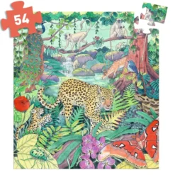 Puzzle Silhouette - Jungle Indienne - 54 Pièces