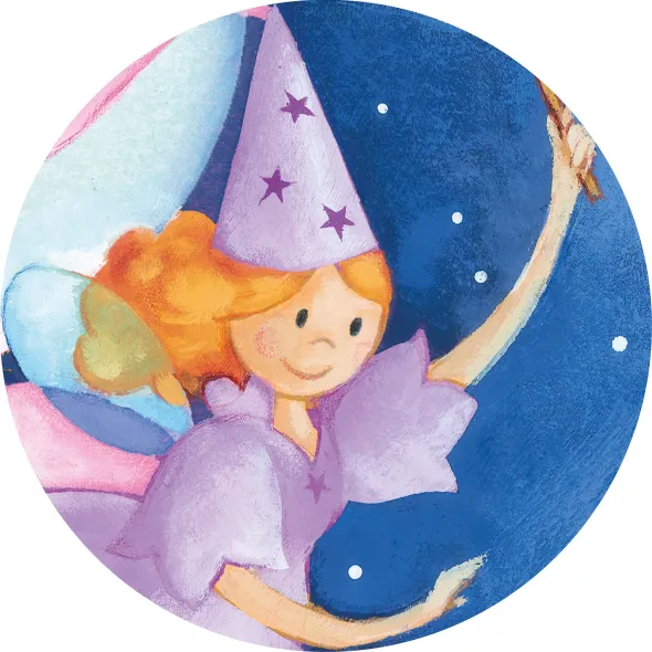 Puzzle Silhouette - La Fée et la Licorne - 36 Pièces