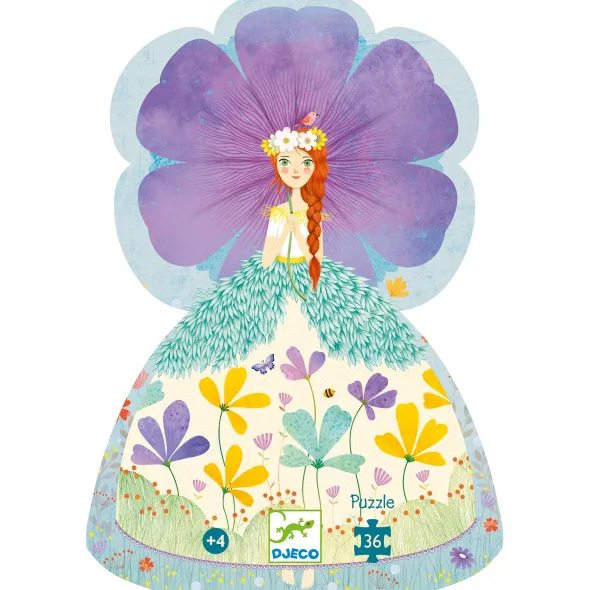 Puzzle Silhouette - La Princesse du Printemps – 36 Pièces