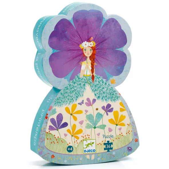 Puzzle Silhouette - La Princesse du Printemps – 36 Pièces