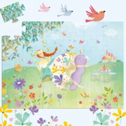 Puzzle Silhouette - La Princesse du Printemps – 36 Pièces