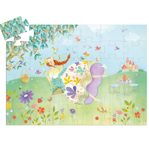 Puzzle Silhouette - La Princesse du Printemps – 36 Pièces