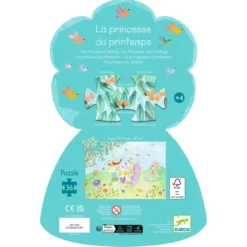 Puzzle Silhouette - La Princesse du Printemps – 36 Pièces