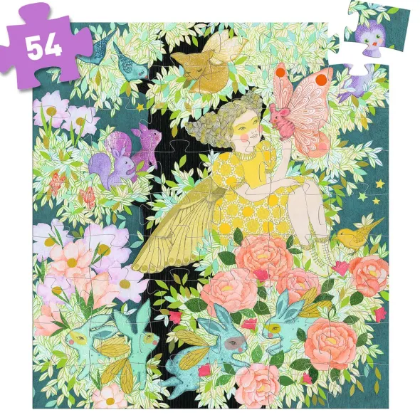 Puzzle Silhouette - L'arbre de Flora - 54 Pièces