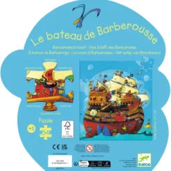 Puzzle Silhouette - Le Bateau de Barberousse - 54 Pièces