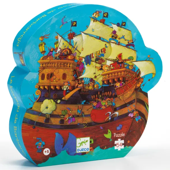 Puzzle Silhouette - Le Bateau de Barberousse - 54 Pièces