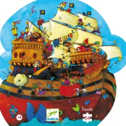 Puzzle Silhouette - Le Bateau de Barberousse - 54 Pièces