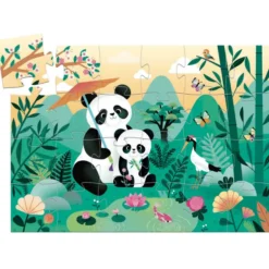 Puzzle Silhouette - Leo le Panda - 24 Pièces