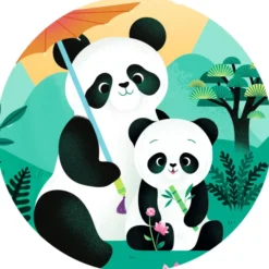 Puzzle Silhouette - Leo le Panda - 24 Pièces