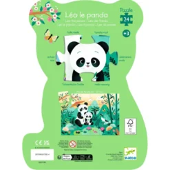 Puzzle Silhouette - Leo le Panda - 24 Pièces