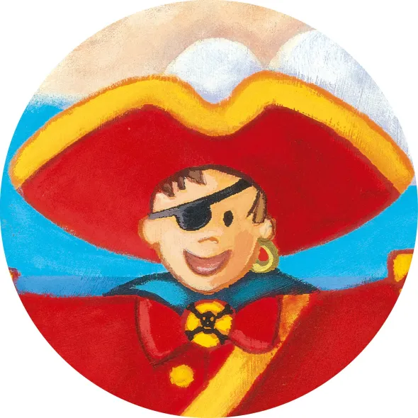 Puzzle Silhouette - Le Pirate et son Trésor - 36 Pièces