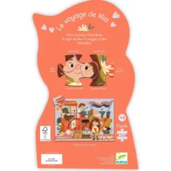 Puzzle Silhouette - Le voyage de Mia - 36 Pièces