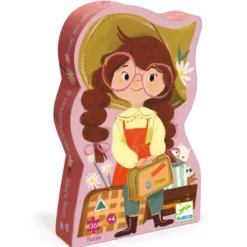 Puzzle Silhouette - Le voyage de Mia - 36 Pièces
