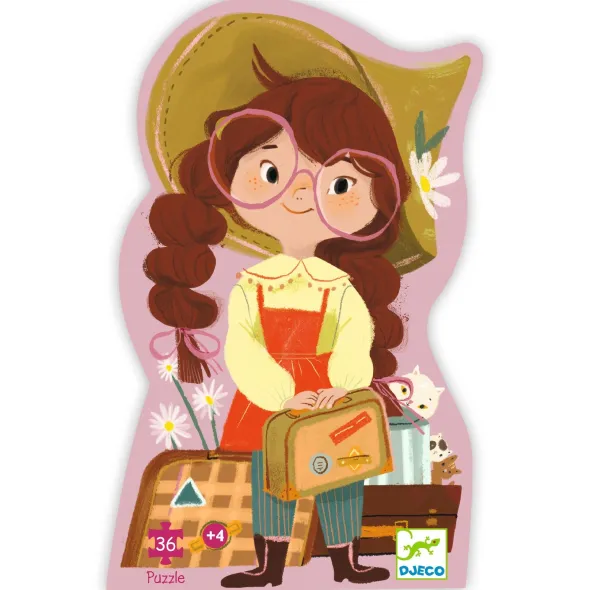Puzzle Silhouette - Le voyage de Mia - 36 Pièces