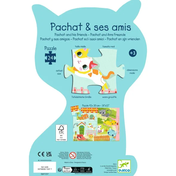 Puzzle Silhouette - Pachat & ses Amis- 24 Pièces