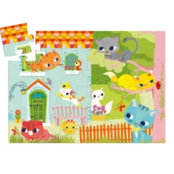 Puzzle Silhouette - Pachat & ses Amis- 24 Pièces