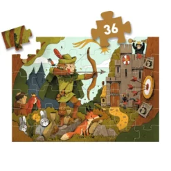 Puzzle Silhouette - Robin des Bois - 36 Pièces