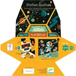 Puzzle Silhouette - Station spatiale - 54 Pièces