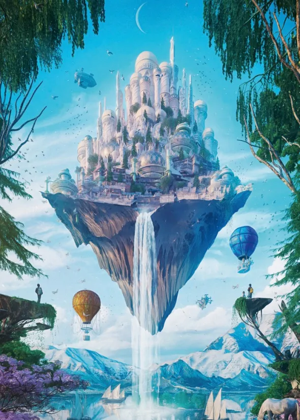 Puzzle - Sky Isle - 1000 pièces