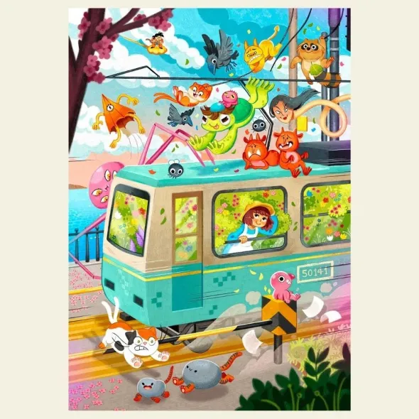 Puzzle - Train To Kamakura - 500 pièces