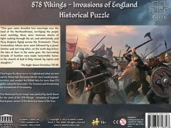 Puzzle - 878 Vikings: Invasions of England - 1000 pcs
