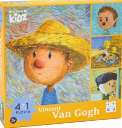 Puzzle - Vincent van Gogh - 4 in 1 - Museum Kidz