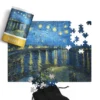 Puzzle - Vincent van Gogh - Nuit étoilée sur le Rhône - 300 pièces