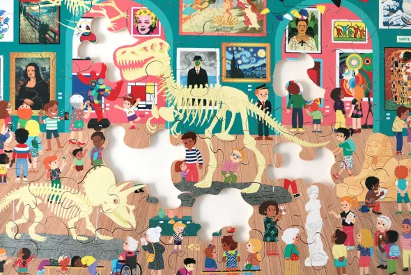 Puzzle - Visite au Musée - 50 Pièces