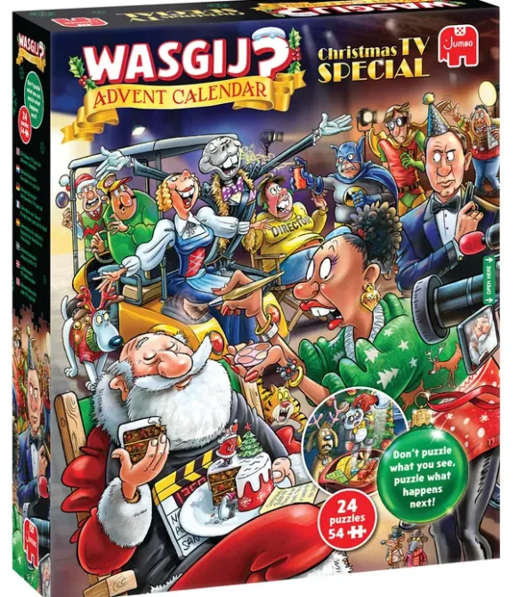 Puzzle Wasgij - Calendrier de l'Avent 2026 - Christmas TV Special
