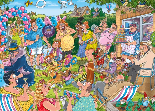 Puzzle Wasgij Mystery 31 - Révélation ! - 1000 Pièces