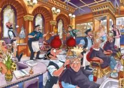 Puzzle Wasgij Mystery 27 - Un Rasage de Très Très Près ! - 1000 Pièces
