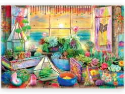 Puzzle Wood Craft - Beach House - 500 Pièces