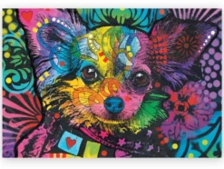 Puzzle Wood Craft - Colorful Puppy - 500 Pièces