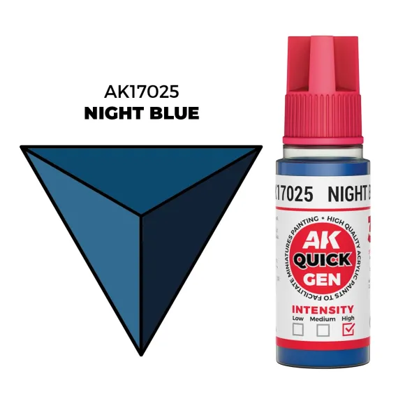Quick Gen Color Ak Interactive - Night Blue