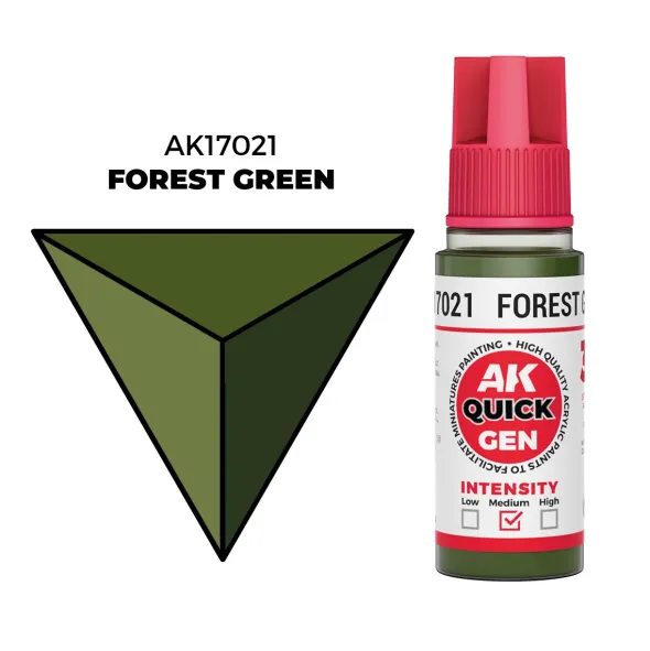 Quick Gen Color Ak Interactive - Forest Green