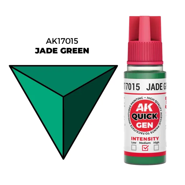 Quick Gen Color Ak Interactive - Jade Green