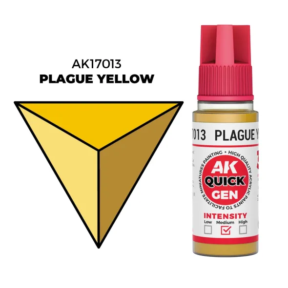 Quick Gen Color Ak Interactive - Plague Yellow