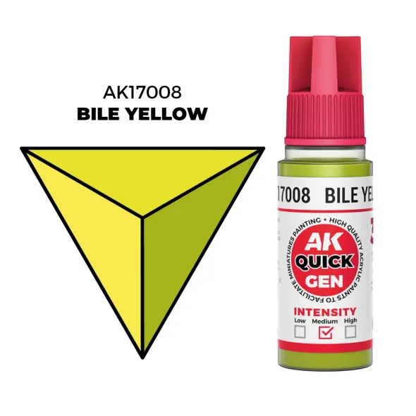Quick Gen Color Ak Interactive - Bile Yellow