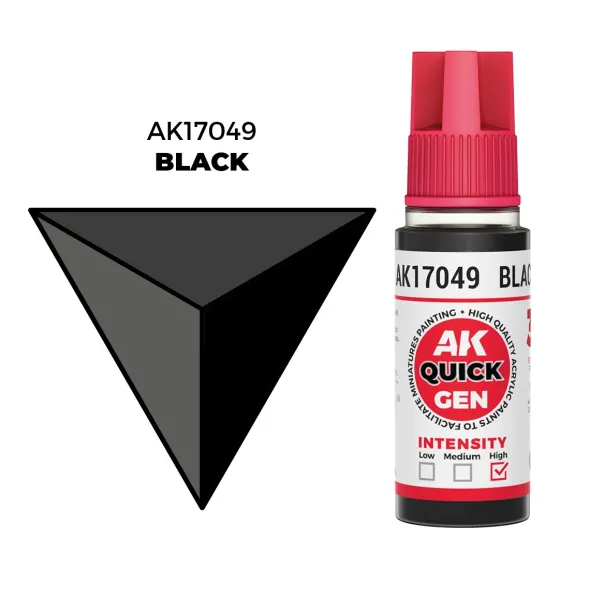 Quick Gen Color Ak Interactive - Black