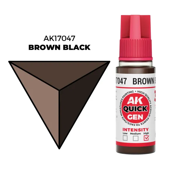 Quick Gen Color Ak Interactive - Brown Black