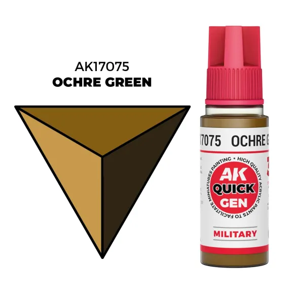 Quick Gen Color Ak Interactive - Ochre Green