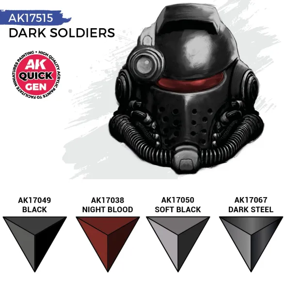 Quick Gen Set Ak Interactive - Dark Soldiers