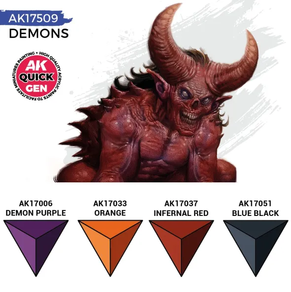 Quick Gen Set Ak Interactive - Demons