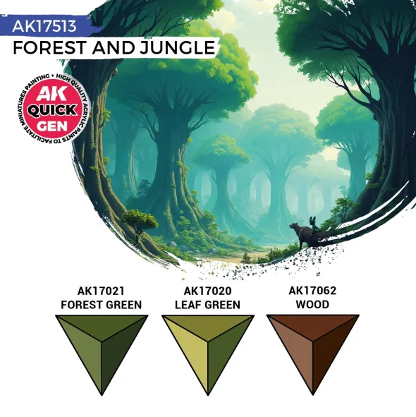 Quick Gen Set Ak Interactive - Forest and Jungle